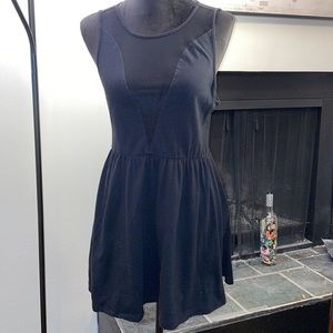 Black mini dress